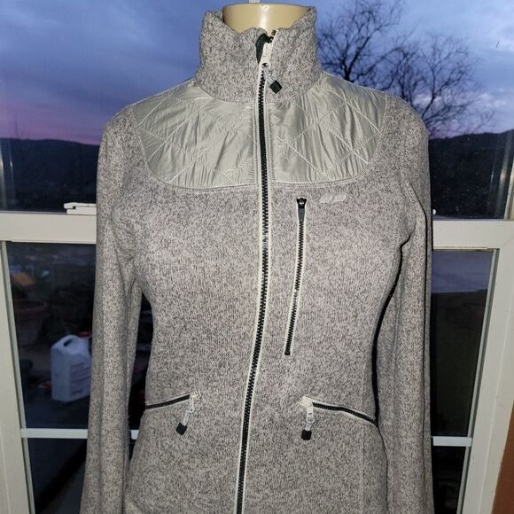 Koppen Jackets & Blazers - Koppen grey fleece full-zip Jacket (Small)